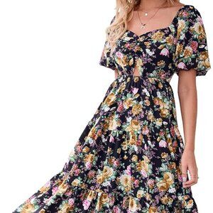 NWT Floral Plus Size Maxi Dress | XXL